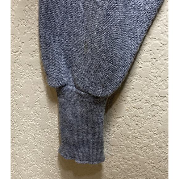 VTG Jantzen Sweater Cardigan Mens XL Gray Button Front Dad Grandpa USA - Picture 5 of 10